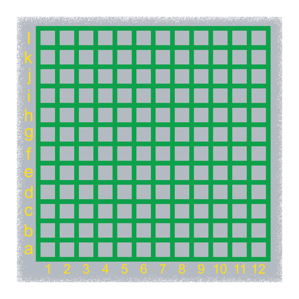 Preformed Thermoplastic Co-Ordinate Grid 3.8m x 3.8m