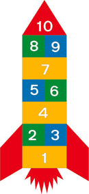 Preformed Thermoplastic Rocket Hopscotch 1-10 3315mm x 1600mm