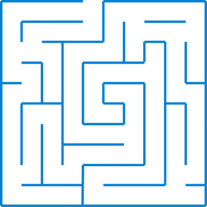 Preformed Thermoplastic Square Maze 5m