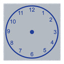 Preformed Thermoplastic Clock 3m