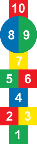 Preformed Thermoplastic Bubble Hopscotch 3000mm x 800mm