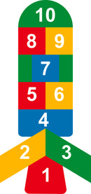 Preformed Thermoplastic Domed Rocket Hopscotch 1-10 2840mm x 1335mm