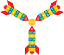 Preformed Thermoplastic 3 Way Times Table Rocket Hopscotch 5550mm x 4800mm