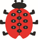 Preformed Thermoplastic Ladybird Hopscotch 3.2m x 3m