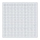 Preformed Thermoplastic 1-100 Number Board 4m x 4m Outline