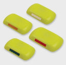 Safemark Hotmelt Stud 2 Way Reflective Amber/Red