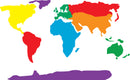 Preformed Thermoplastic World Map 5m