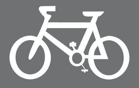 Preformed Thermoplastic Bicycle Symbol